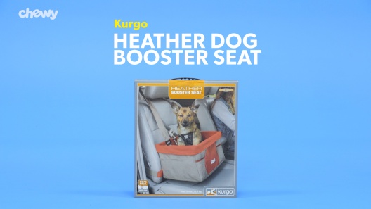 Kurgo Rover Booster Dog Seat, Heather Charcoal