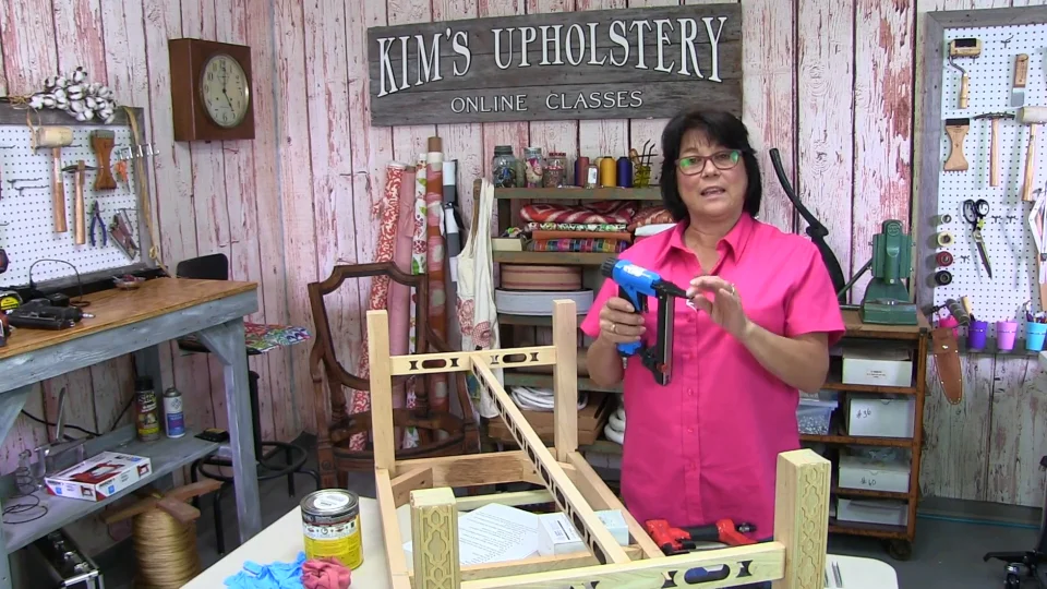 Kim's Upholstery: Learn How to Reupholster Furniture Online