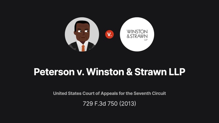 Peterson v. Winston & Strawn LLP