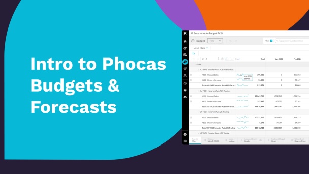 See Phocas Budgeting & Forecasting in action