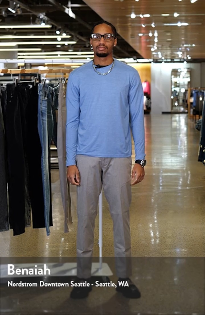 johnnie-O Basin Long Sleeve Performance T-Shirt | Nordstrom