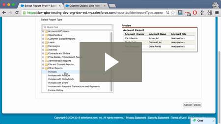 BW QBO - Report Types and Enabling Reporting per Object