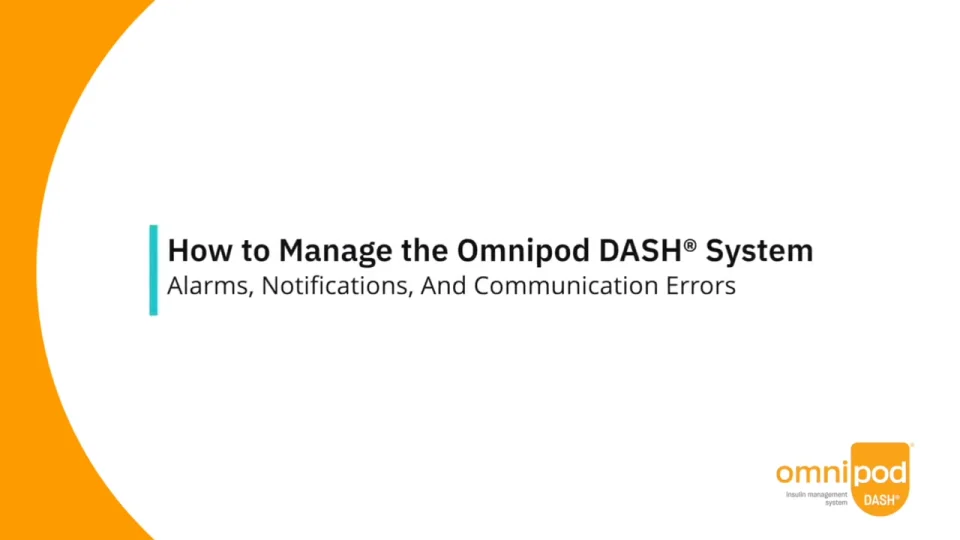 DASH Video Tutorials, Insulin Pump Therapy