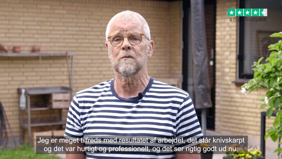 Videoudtalelse fra kunde hos Halbergs