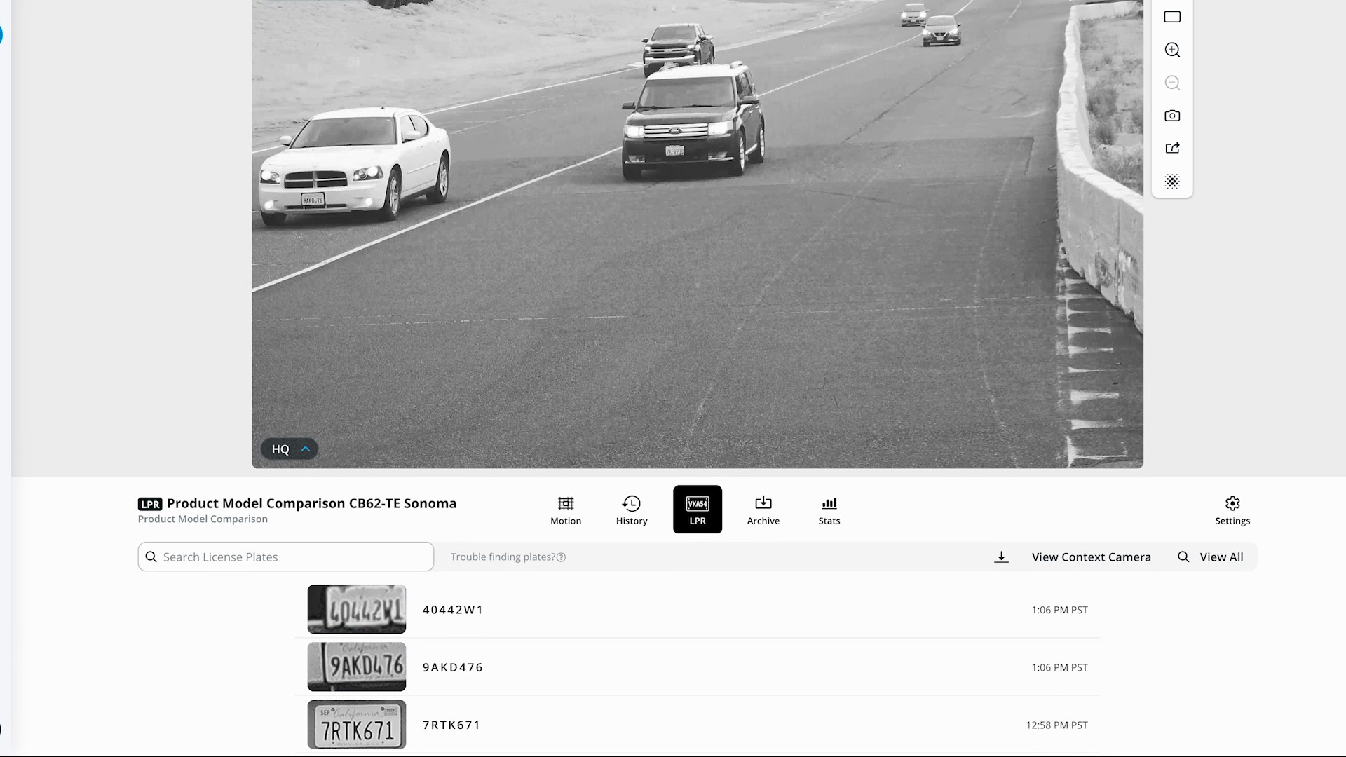 ナンバープレートリーダー | LPRカメラ | Verkada