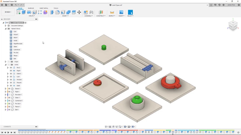 Fusion 360 Help | SOLIDWORKS transition guide | Joints and motion studies | Autodesk Fusion 360 Help | SOLIDWORKS transition guide | Joints and motion studies | Autodesk