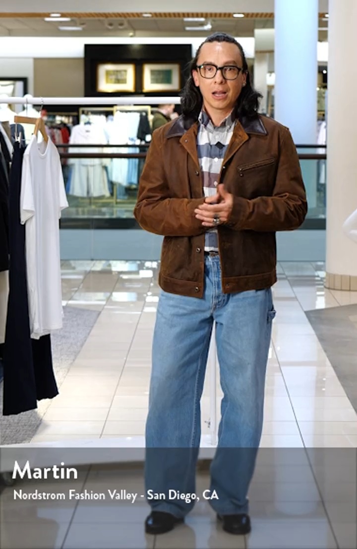 Schott NYC Leather Mechanics Jacket | Nordstrom