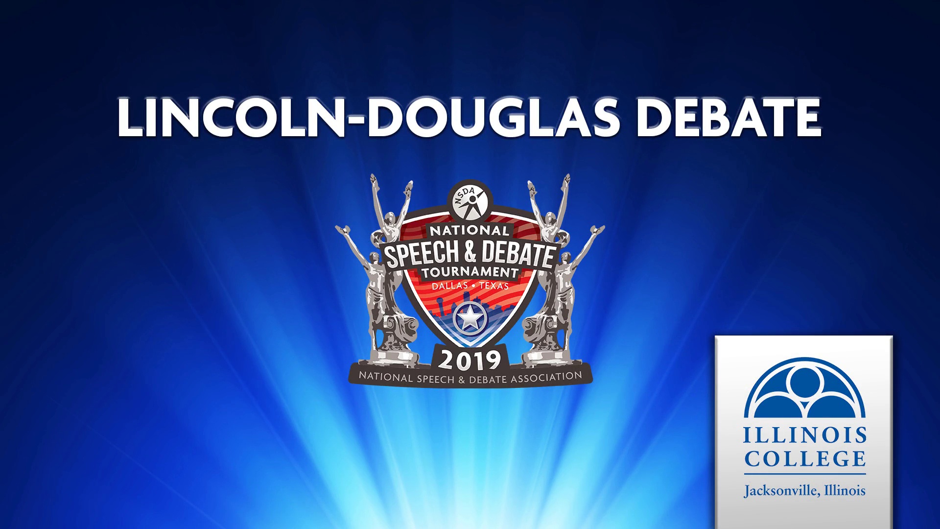 Nationals 2019 - Lincoln-Douglas Debate Final Round 