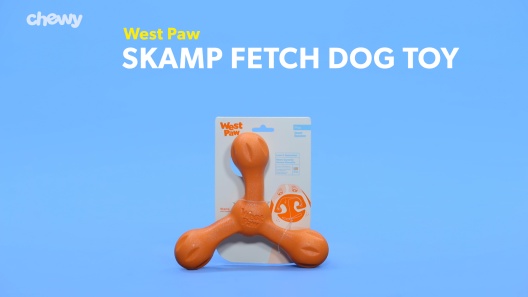 West Paw Skamp Dog Toy Eggplant