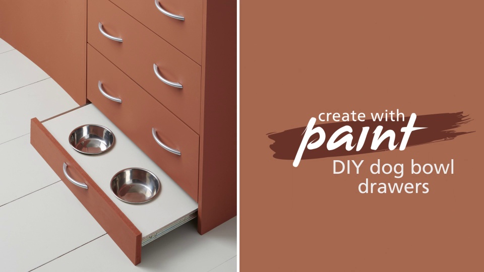 Habitat TV Video: DIY pet dish drawer