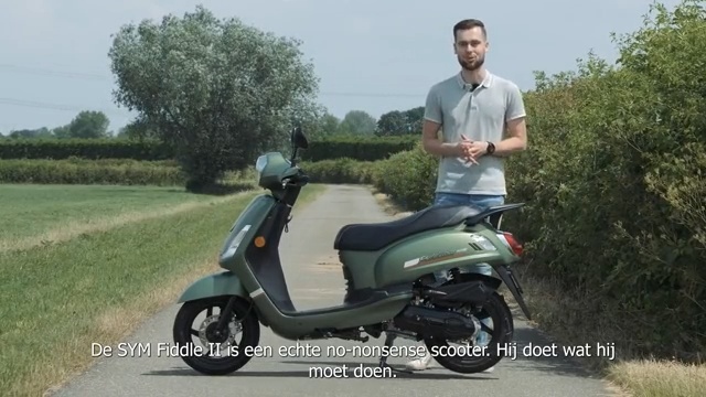 Sym Scooter Fiddle 3 Wit | Voordeelscooters.nl