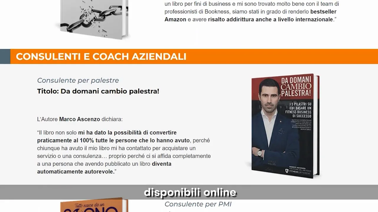 Bookness: il TUO libro per il TUO Business