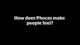 What does feeling good about data feel for Phocas customers?