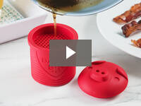Video for Bacon Bin Silicone Grease Container
