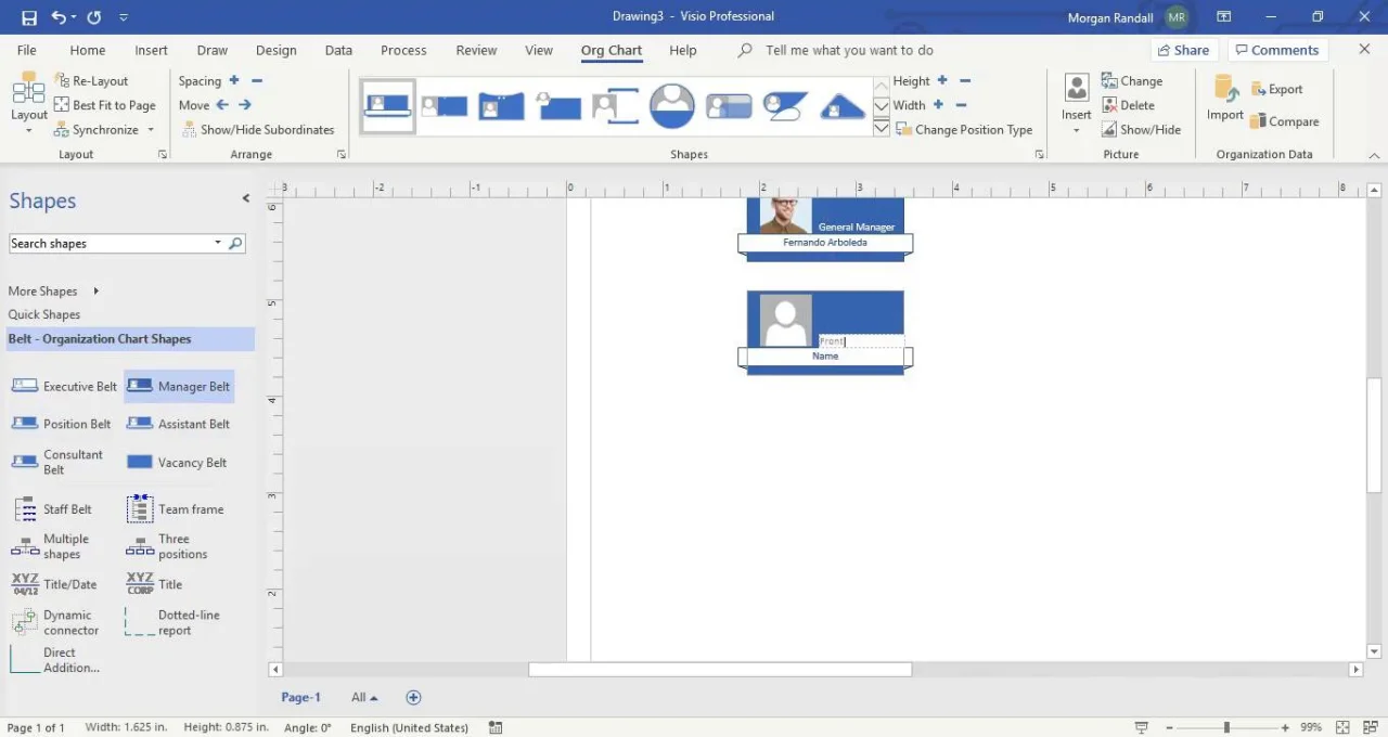 Visio Organization Chart Template Visio Organization Chart Template