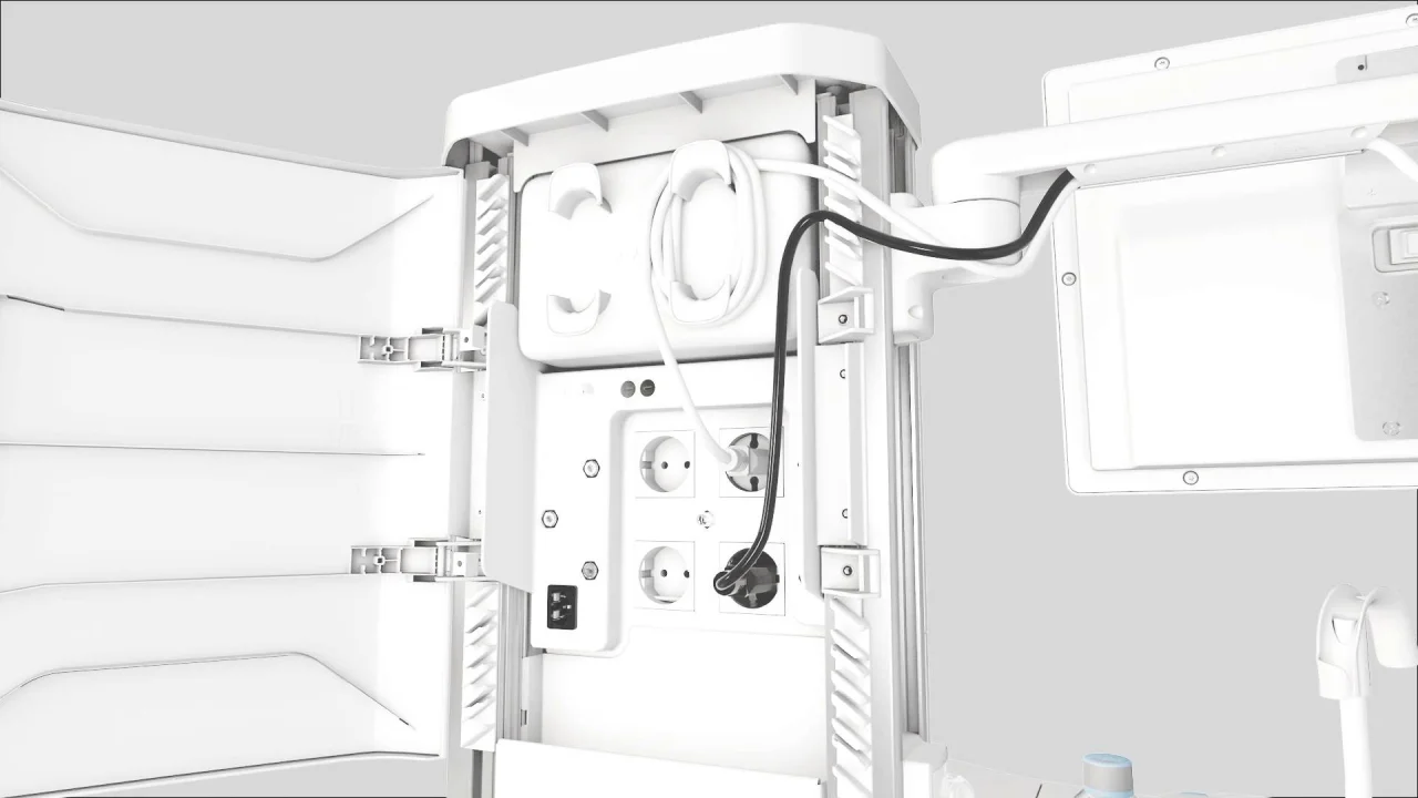 Flow-c cable and hose mgnt without clutter