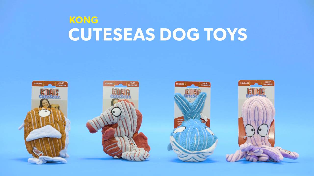 KONG CuteSeas Whale Dog Toy Large Chewy