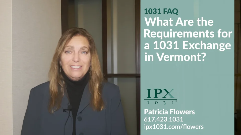 Patricia Flowers, CES® | 1031 Exchange Expert | Boston | IPX1031