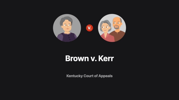 Brown v. Kerr