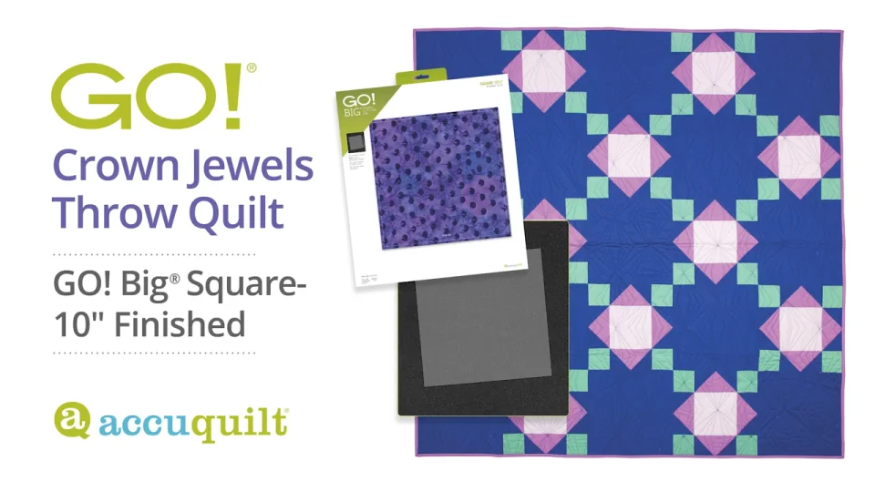 Accuquilt Die GO! Big 10 Inch Square 55451 - Fits GO! Big Only