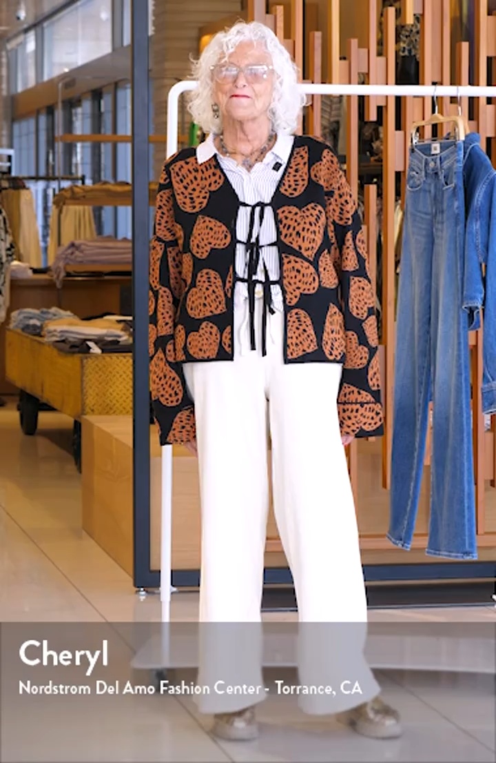 トップス 22AW COOHEM LEOPARD TWEED CARDIGAN 22AW COOHEM LEOPARD TWEED CARDIGAN