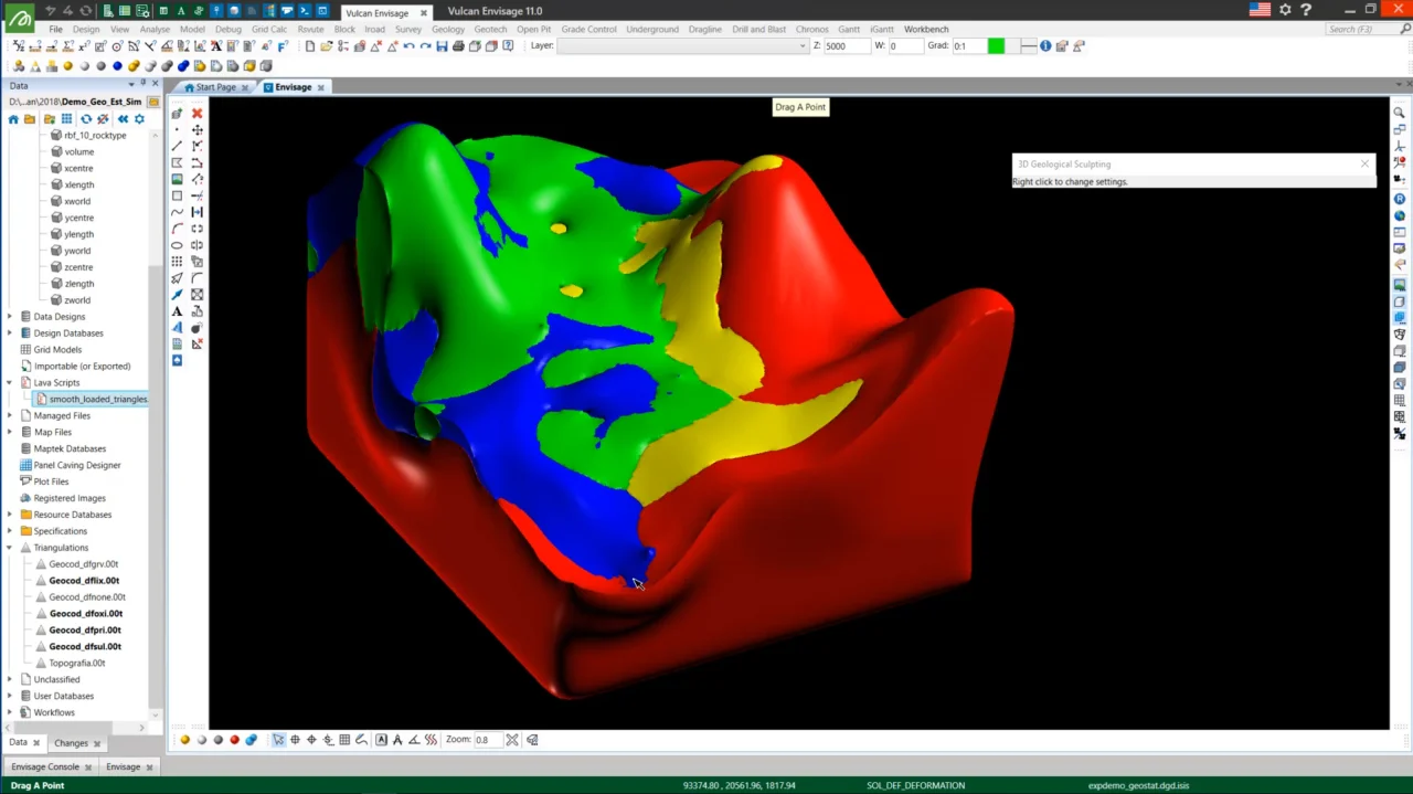 Maptek - Mining Blocks Generation