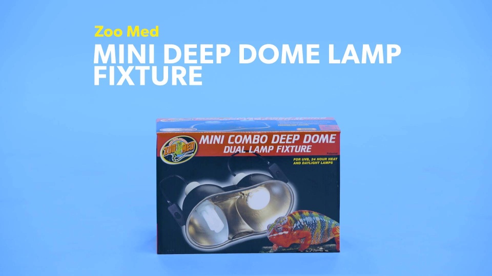 Zoo Med Mini Deep Dome Lamp Fixture Chewy Com