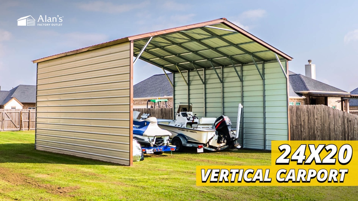 Video thumbnail for 24X20 - Vertical Carport