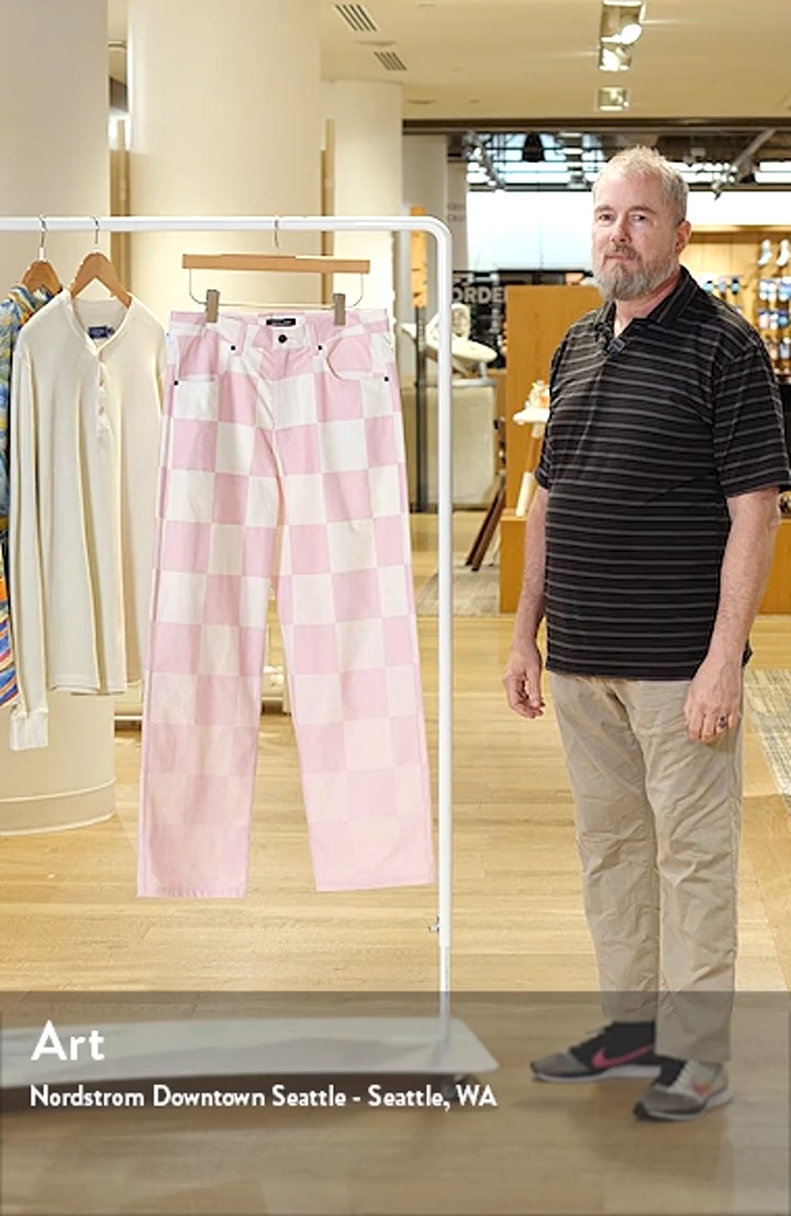 SANTO STUDIO Palermo Milano Checkerboard Pants | Nordstrom