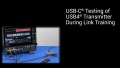 USB-C 테스트 USB4 링크 훈련 중 송신기
