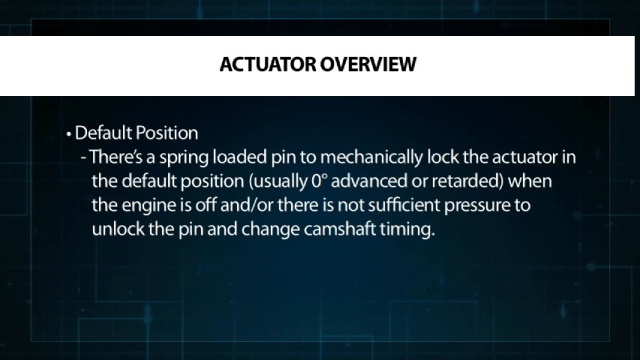 Tech Tip: GM Variable Camshaft Timing