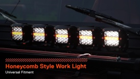 LEDWKL3031 - 3x3-Inch 60W Offroad Cube LED Work Ditch Pod Light Set w/ Amber Turn Signal Clearance Marker Light