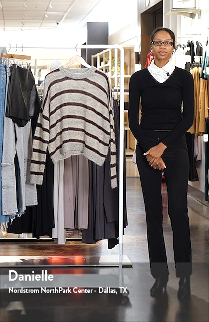 Madewell Stripe Alpaca Blend Sweater (Women) | Nordstrom