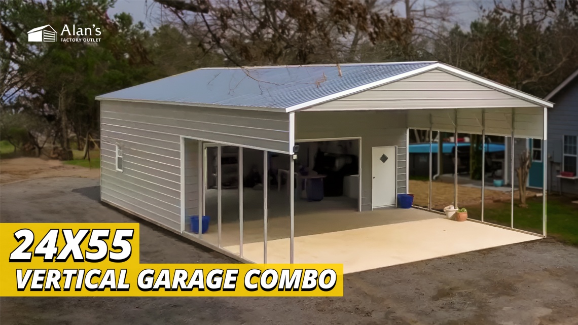 Video thumbnail for 24x55 - Vertical Gararage Combo