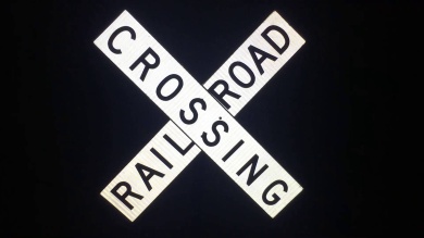 Railroad Crossing Road Weight Limit Sign