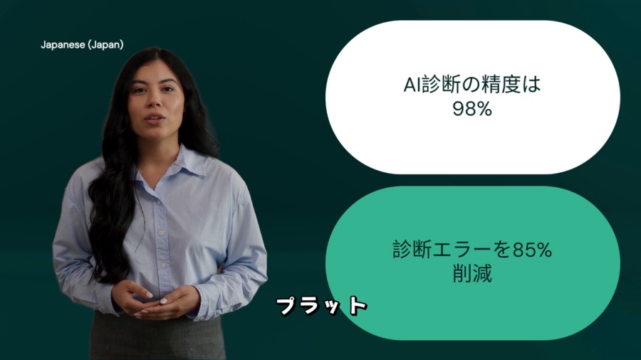 International Medical and Healthcare (in Japanese) Avatar PowerPoint presentation