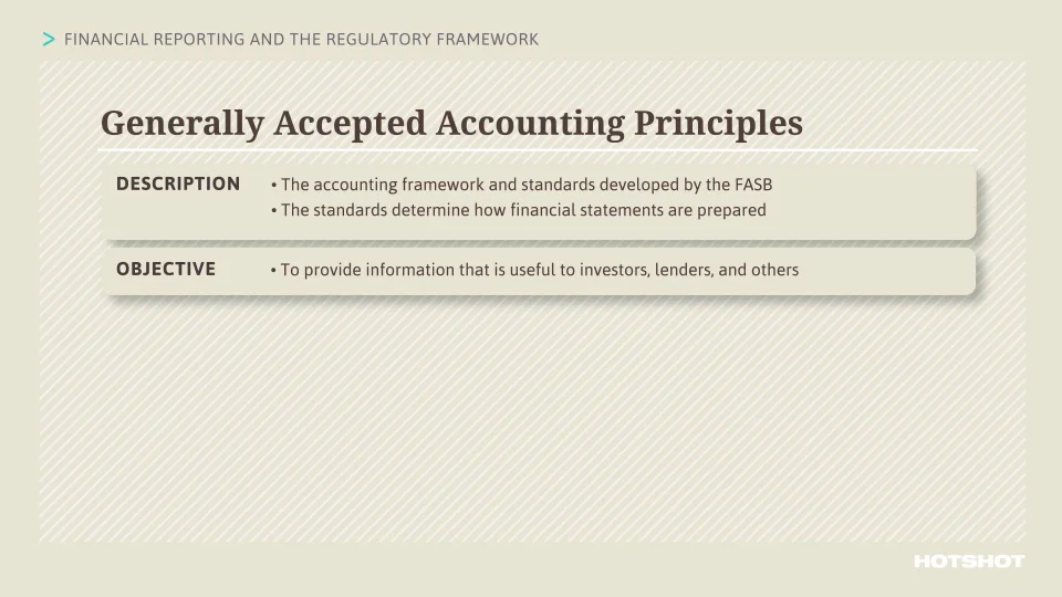 regulatory framework for financial reporting