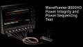 WaveRunner 8000HD 전원 무결성 및 전원 시퀀싱 테스트