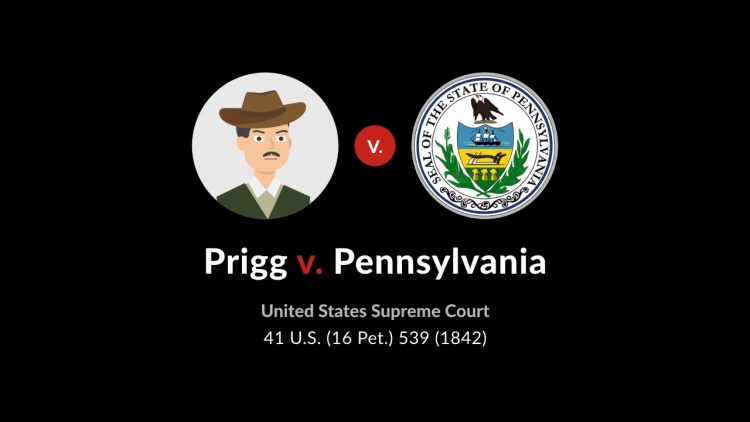 Prigg v. Pennsylvania
