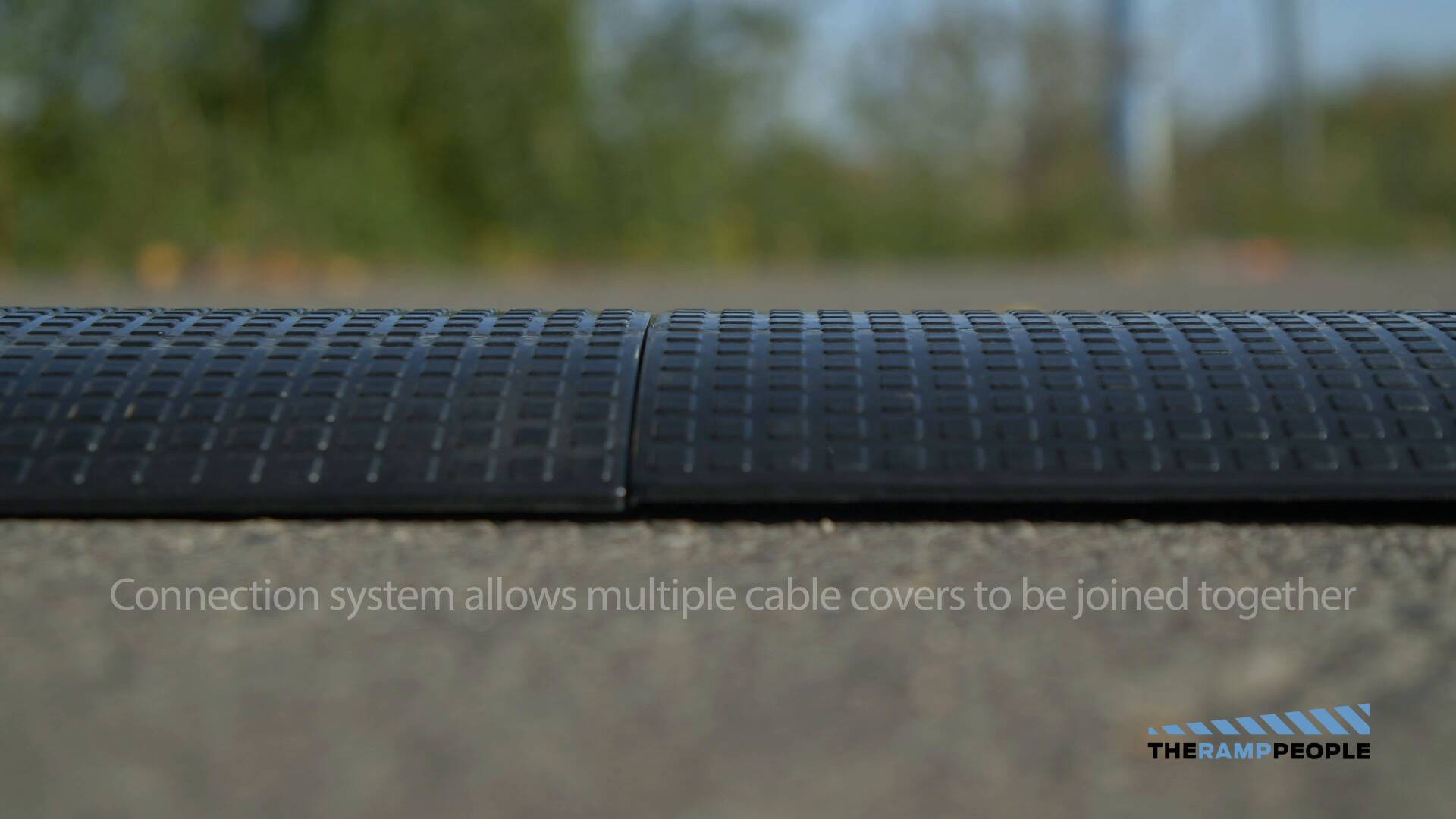 30mmx10mm 3m x Heavy Duty Rubber Floor Cable Protector Strip