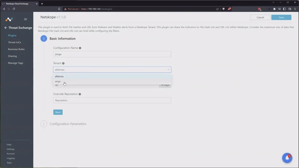 Configure Threat Exchange Business Rules - Netskope Knowledge Portal