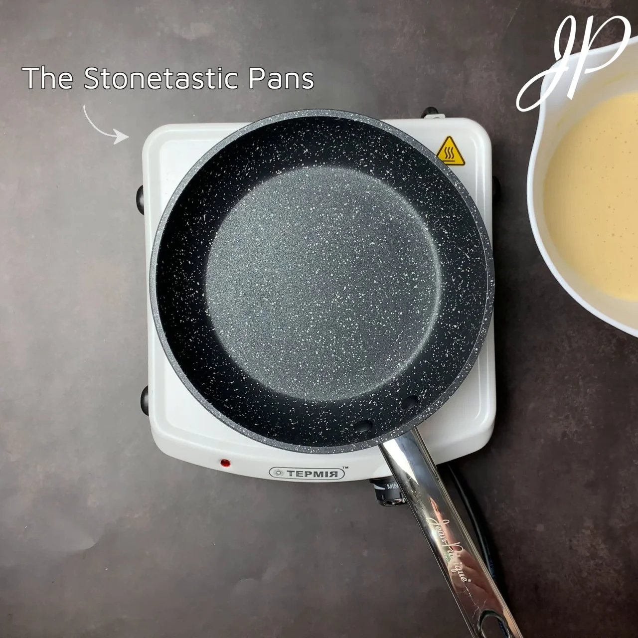 Jean Patrique The Meat Master - Smart Griddle Pan with Built-in Thermometer