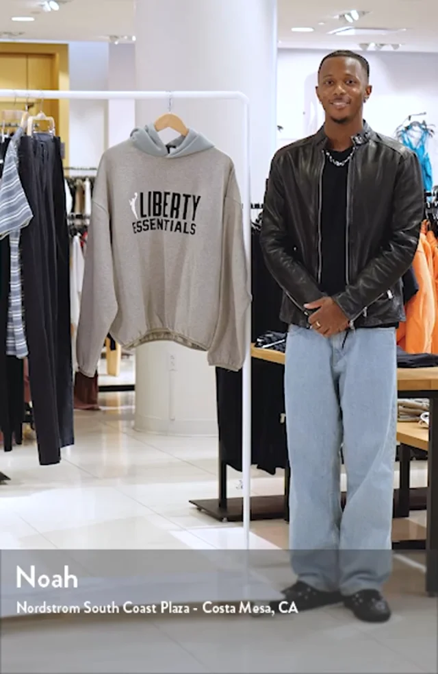 ★新作【Fear of God】Essentials Liberty Hoodie★ Fear of God Essentials x WNBA New York Libery Graphic Hoodie