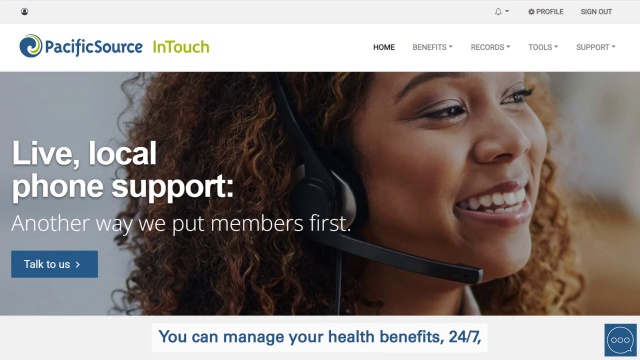 About InTouch for Members | PacificSource