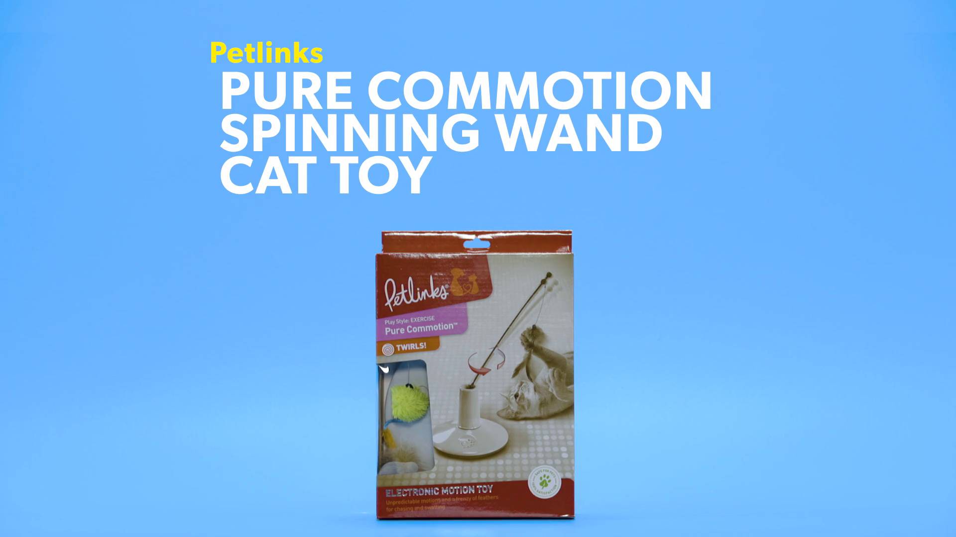 Discontinued PETLINKS Pure Commotion Spinning Wand Cat Toy Chewy