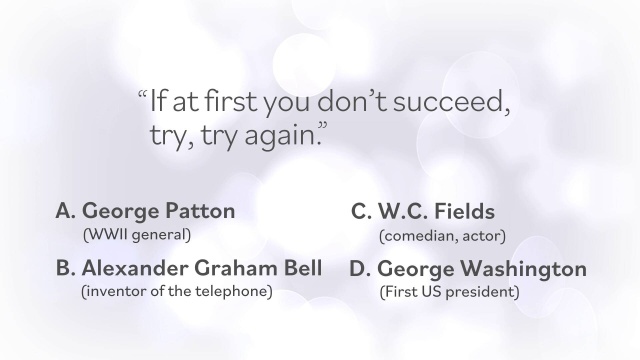 Who Said It: WC Fields