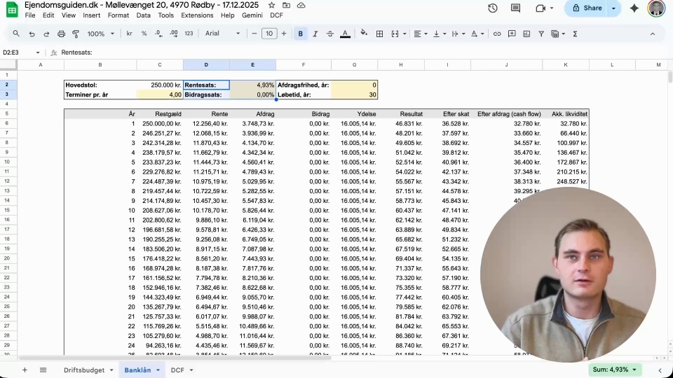 Video: Sådan bruger du banklånstabellen