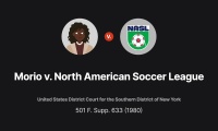 Morio v. North American Soccer League, 501 F. Supp. 633 (1980): Case Brief  Summary - Quimbee