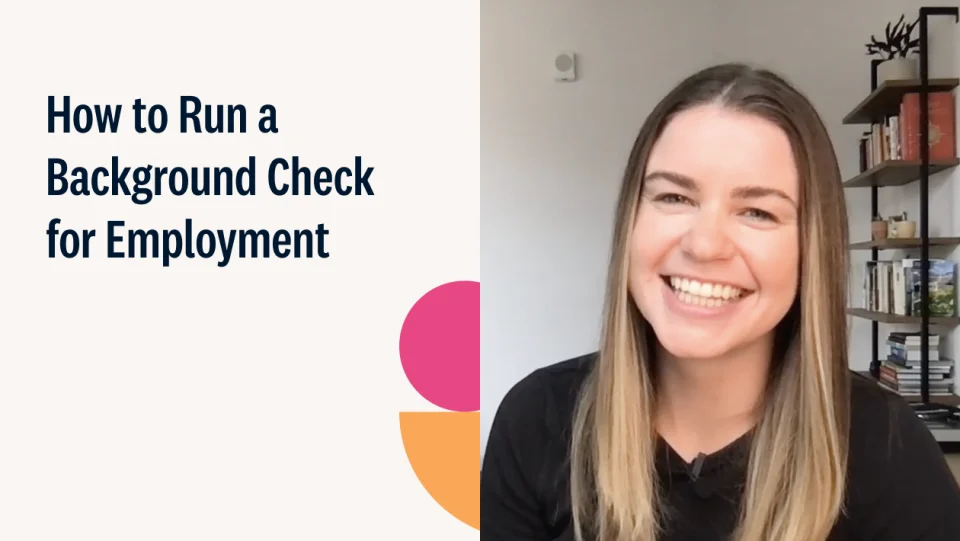 How to run a background check for employment