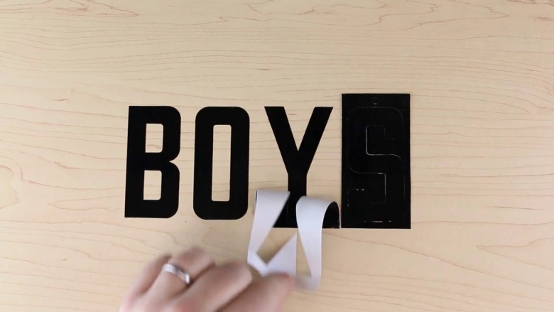 Apply Die-Cut Numbers & Letters in Minutes!